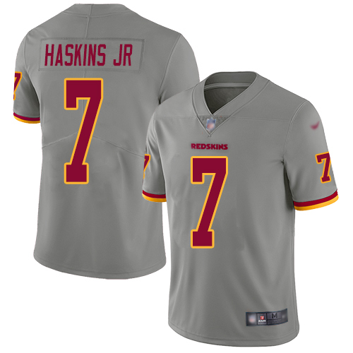 Washington Redskins Limited Gray Men Dwayne Haskins Jersey NFL Football #7 Inverted Legend->women nfl jersey->Women Jersey